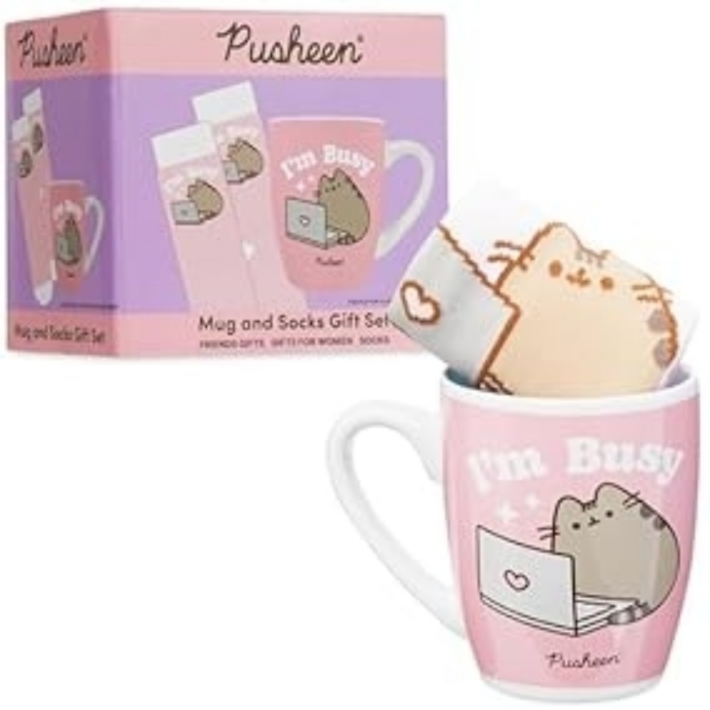 Pusheen Mug & Socks Gift Box Set